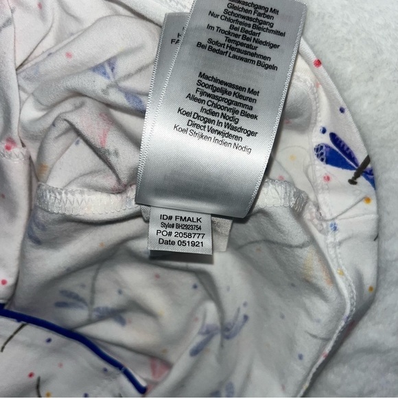 Bedhead Pajamas PJs Dragon Fly Dreams L/S Button Down Shirt Organic Cotton XS - Picture 10 of 12